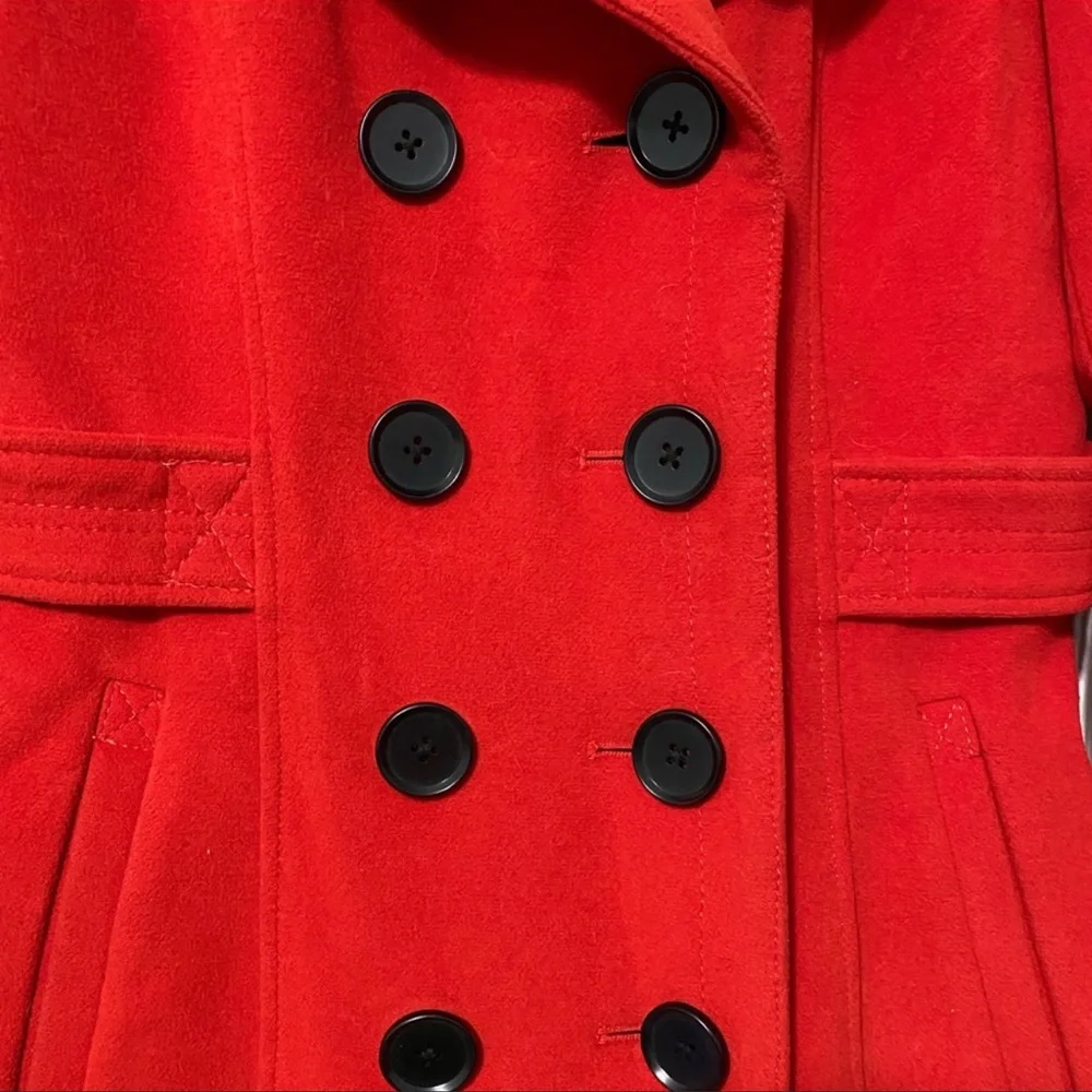 BCBG MaxAzria Finn Red Peacoat - Picture 3 of 6